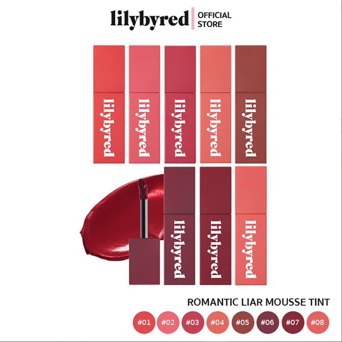 ลิปทินท์ Lilybyred Romantic Liar Mousse Tint