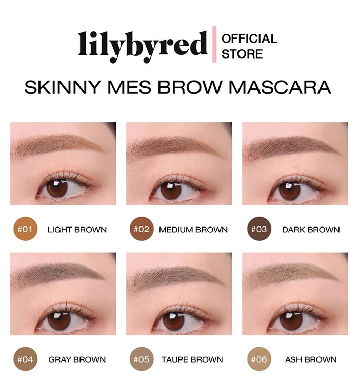 มาสคาร่า Lilybyred Skinny Mes Brow Mascara