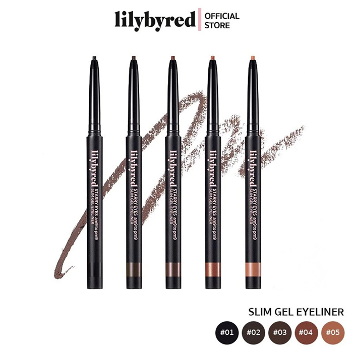 อายไลนเนอร์ Lilybyred Starry Eyes AM9 to PM9 Slim Gel Eyeliner