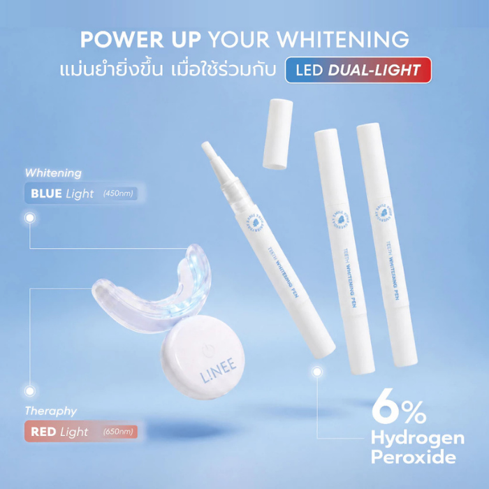 ปากกาฟอกฟันขาว Linee Teeth Whitening Pen