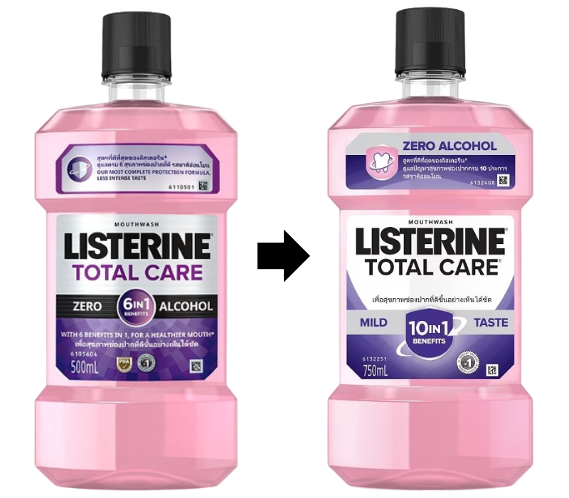 น้ำยาบ้วนปาก Listerine Mouthwash Total Care Zero Alcohol น้ำยาบ้วนปาก Listerine Mouthwash Total Care Zero Alcohol