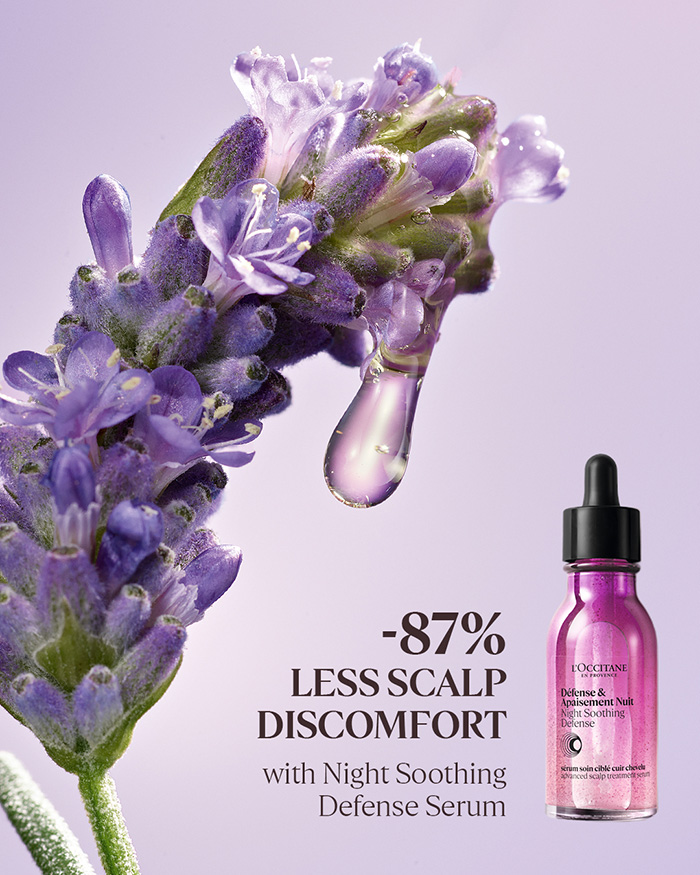 เซรั่มบำรุงหนังศีรษะ L'occitane Night Soothing Defense Serum