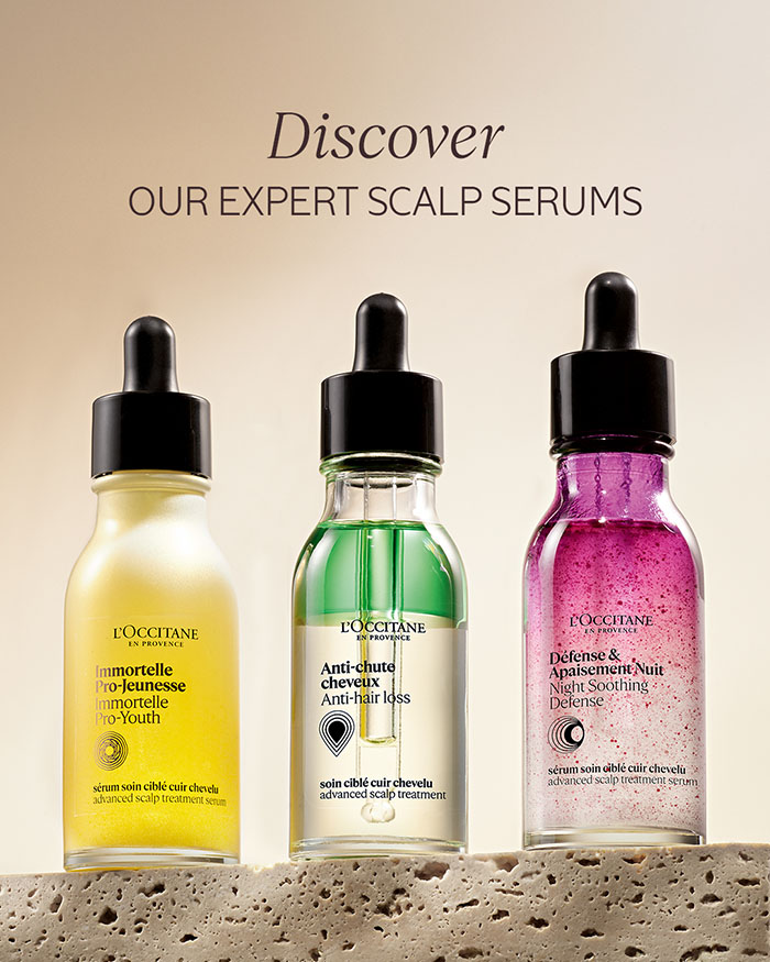เซรั่มบำรุงหนังศีรษะ L'occitane Night Soothing Defense Serum