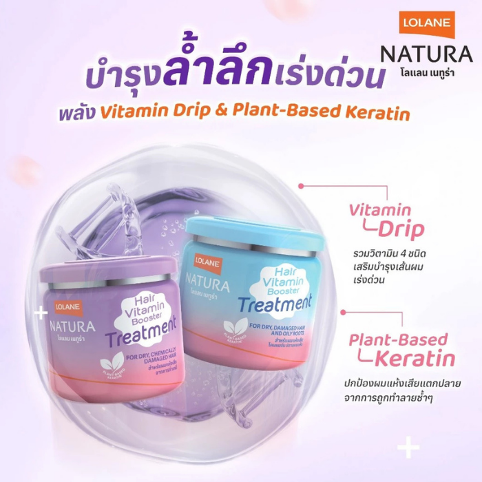 ทรีตเมนท์ LOLANE Natura Hair Vitamin Booster Treatment