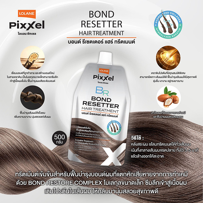 ทรีทเมนท์ Lolane Pixxel Bond Resetter Treatment ทรีทเมนท์ Lolane Pixxel Bond Resetter Treatment