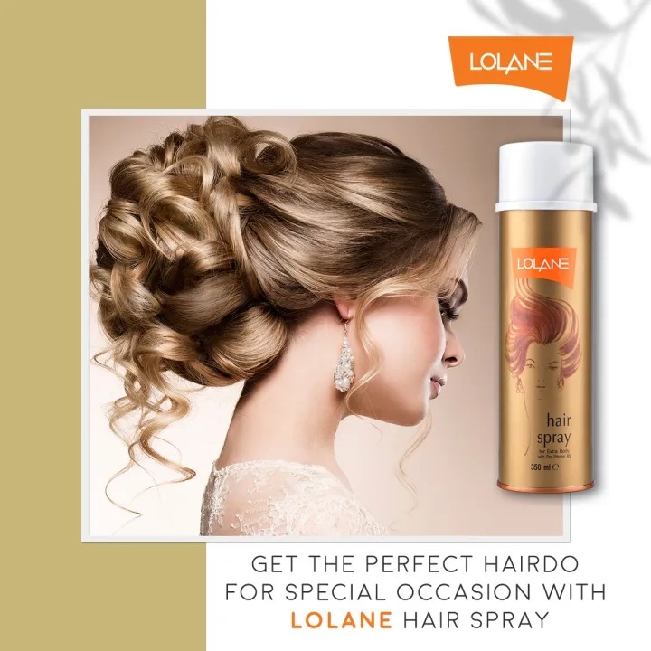 Lolane Hair Spray Net Vintage Floral