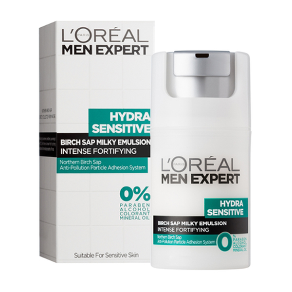 L'ORÉAL PARIS Men Expert Hydra Sensitive Birch Sap Milky Emulsion Intense 