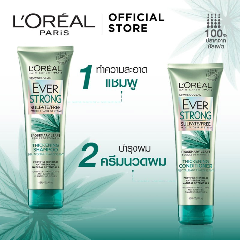 L'Oreal EverStrong Thickening Shampoo