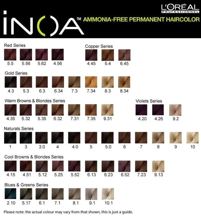 L'Oreal Professionnel INOA Hair Colour ครีมเปลี่ยนสีผม