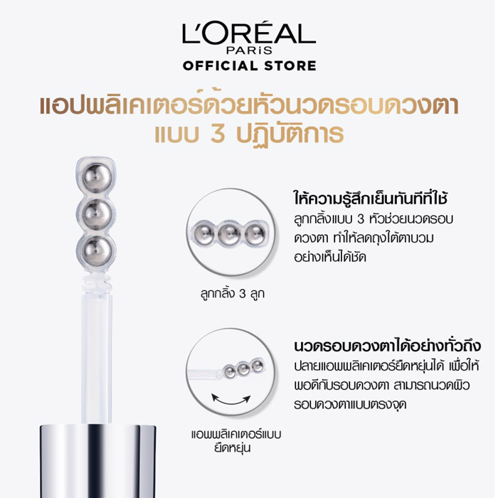 L'Oreal Paris Revitalift Hyaluronic Eye Serum อายเซรั่ม