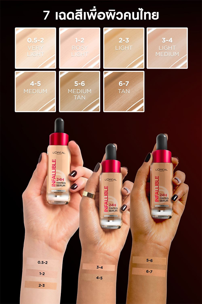 รองพื้นเนื้อเซรั่ม L’Oréal Paris Infallible 24H Tinted Serum