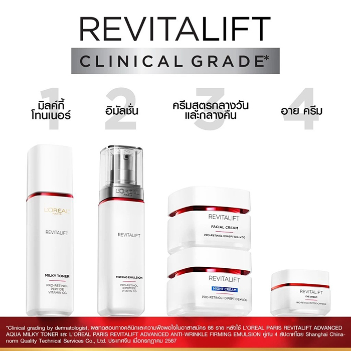 อิมัลชั่นลดริ้วรอย L’Oréal Paris Revitalift Clinical Grade Advanced Anti-Wrinkle Firming Emulsion