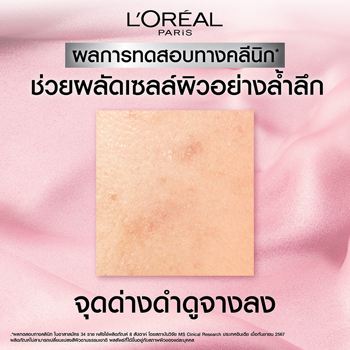 พิลลิ่งมาส์ก L'Oréal Paris Glycolic Bright Anti-Dark Spot Exfoliant Peel