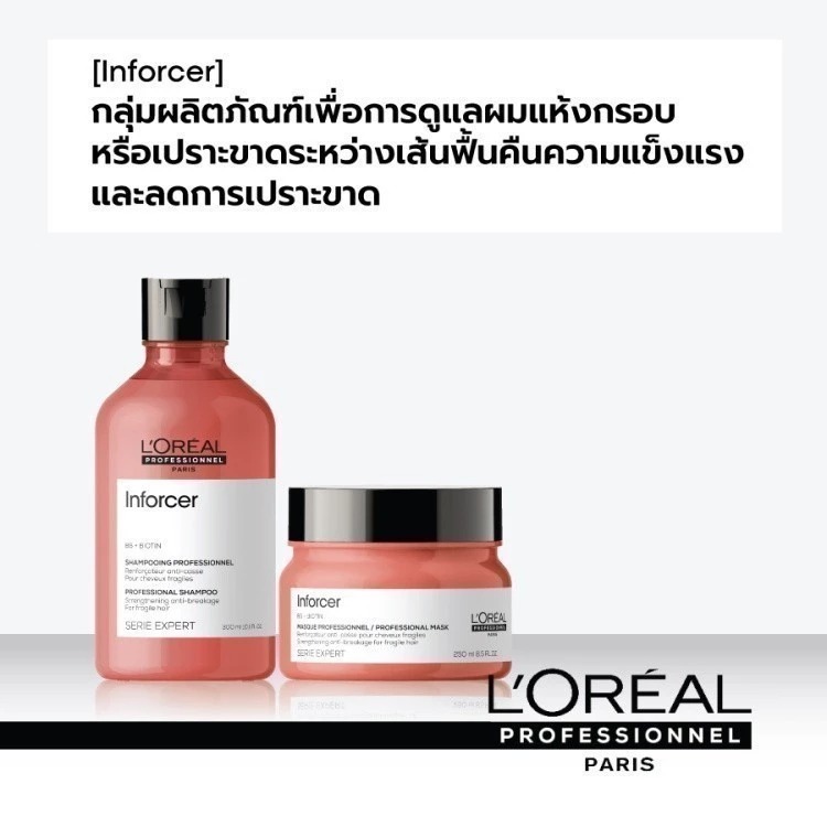 ครีมหมักผม L'OREAL PARIS Professionnel New Serie Expert Inforcer Masque Strengthening Mask