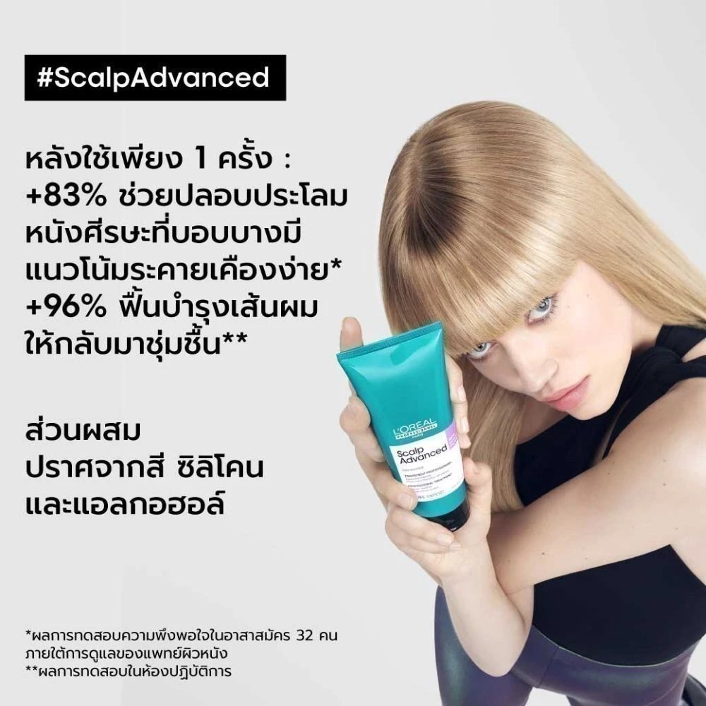 ทรีทเมนท์บำรุงผมและหนังศีรษะ L'OREAL PARIS Professionnel New Serie Expert Scalp Advanced Anti-Discomfort Treatment