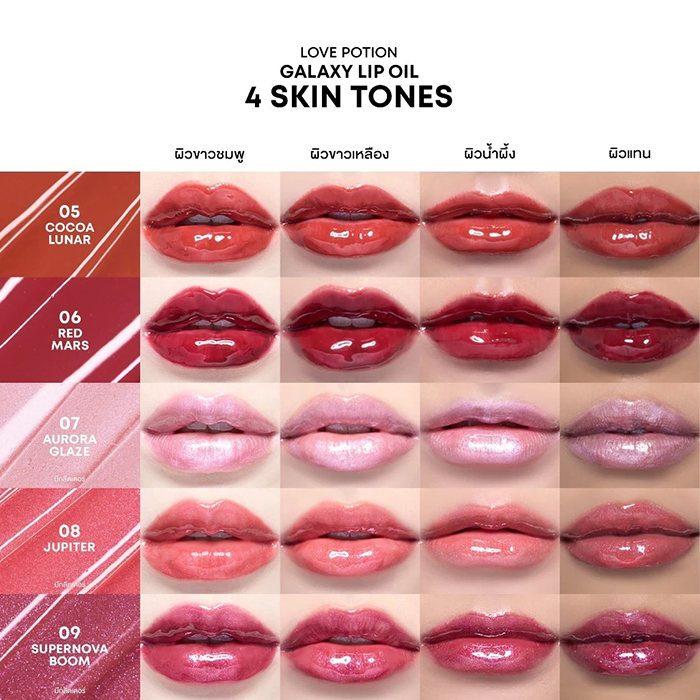 ลิปออยล์ LOVEPOTION Galaxy Lip Oil
