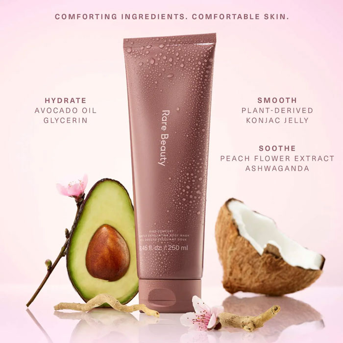 เจลอาบน้ำ Rare Beauty Find Comfort Gentle Exfoliating Body Wash