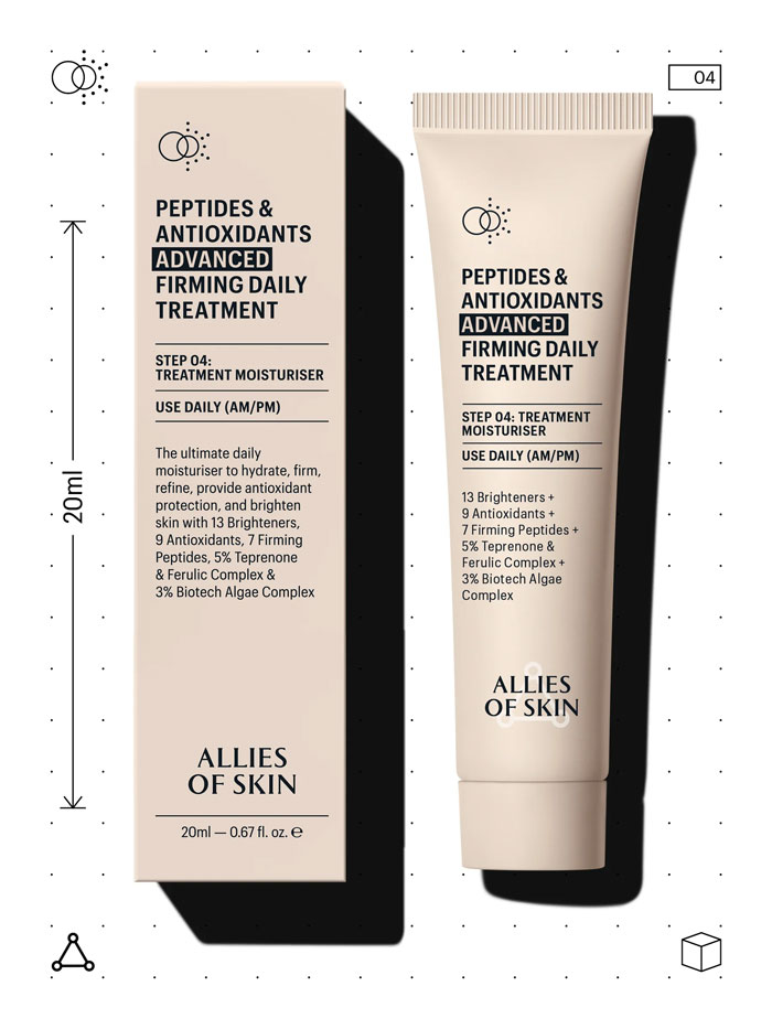 มอยส์เจอร์ไรเซอร์ Allies of Skin Peptides & Antioxidants Advanced Firming Daily Treatment