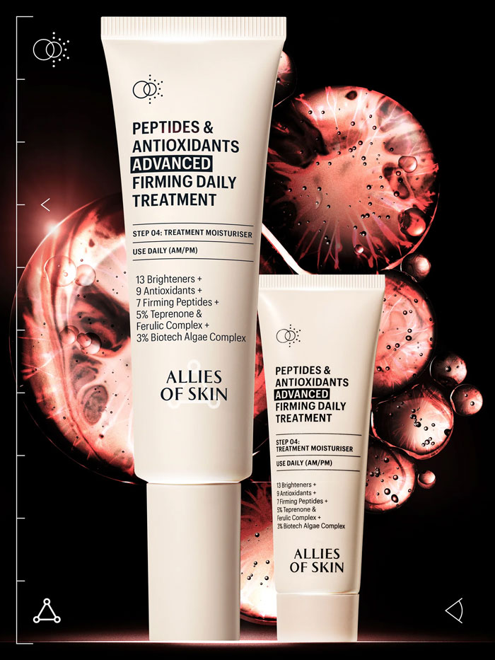 มอยส์เจอร์ไรเซอร์ Allies of Skin Peptides & Antioxidants Advanced Firming Daily Treatment