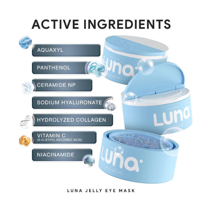 ส่วนผสมสำคัญของ LUNA Jelly Eye Mask