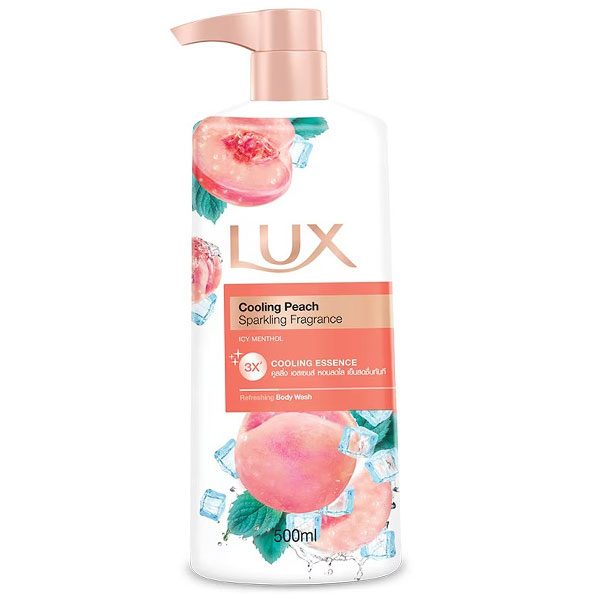 Lux Brightening Cooling Peach Glow Body Wash ครีมอาบน้ำ