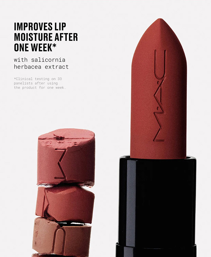 ลิปสติก MAC Powder Kiss Hazy Matte Lipstick ลิปสติก MAC Powder Kiss Hazy Matte Lipstick