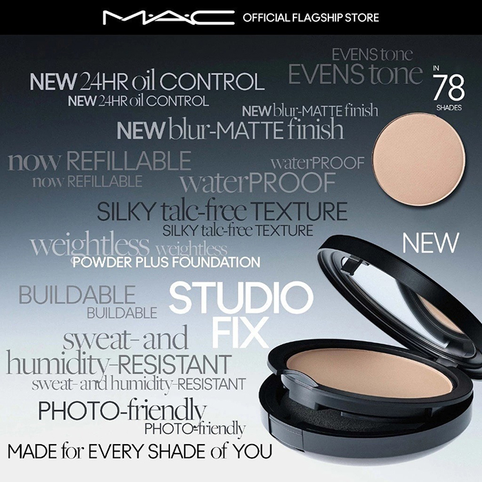 แป้งผสมรองพื้น MAC Studio Fix Powder Plus Foundation