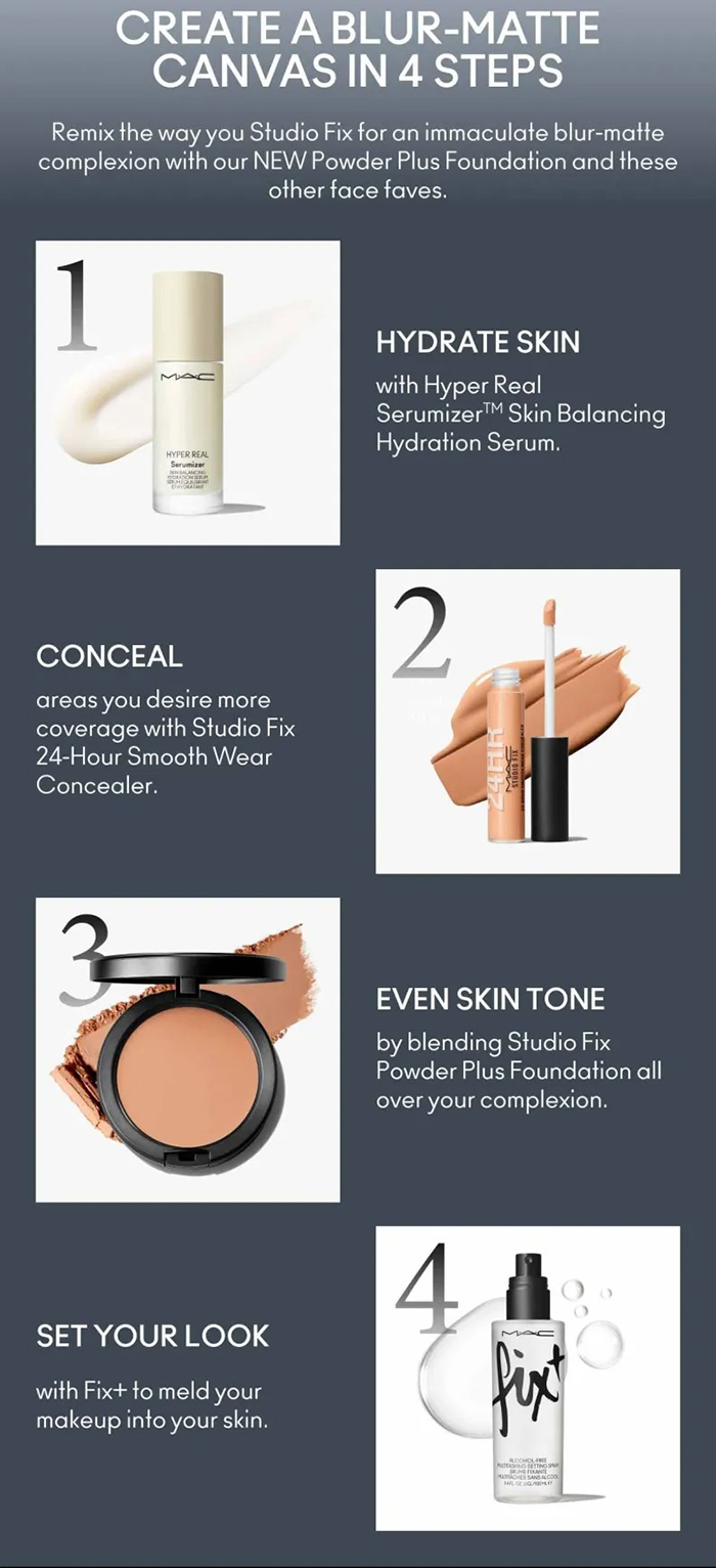 แป้งผสมรองพื้น MAC Studio Fix Powder Plus Foundation