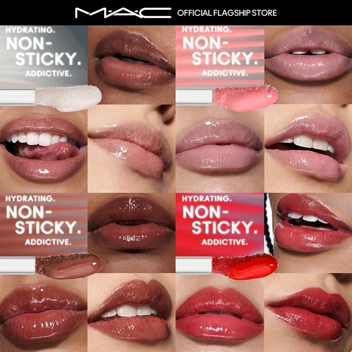 ลิปกลอส MAC Lipglass Air Non-Sticky Gloss