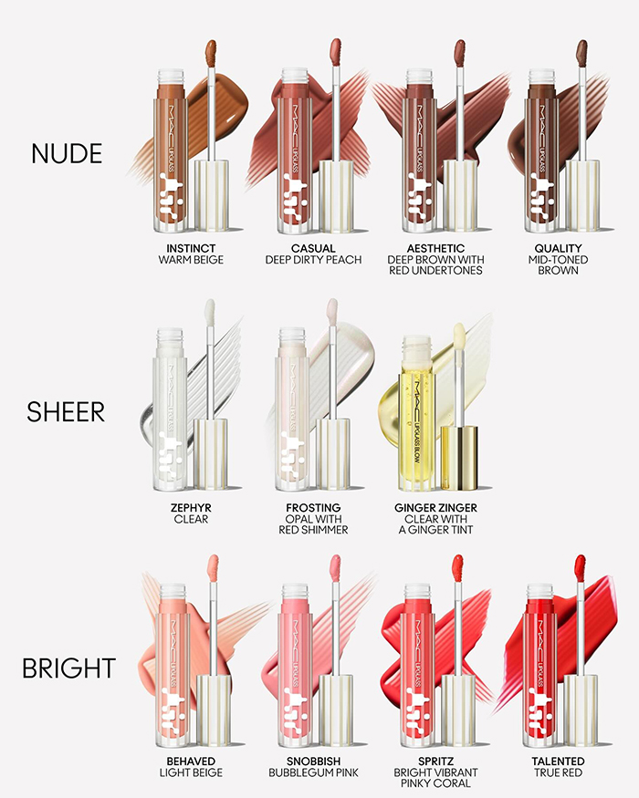 ลิปกลอส MAC Lipglass Air Non-Sticky Gloss