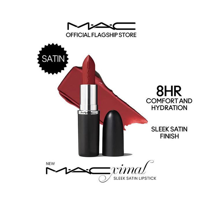 ลิปสติก MAC M·A·Cximal Sleek Satin Lipstick