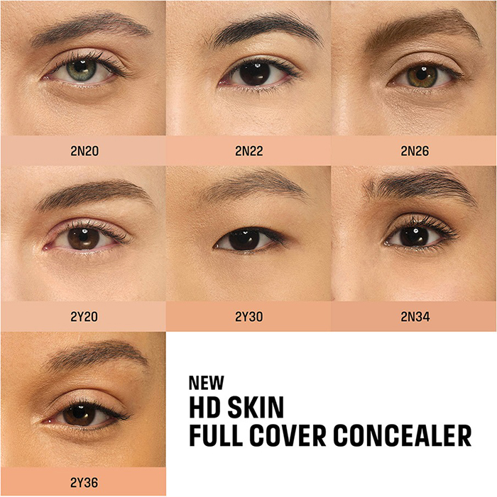 คอนซีลเลอร์ Make Up For Ever HD Skin Full Cover Multi-Use Concealer