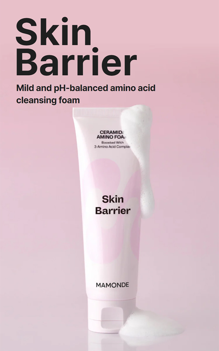 โฟมล้างหน้า MAMONDE Ceramide Amino Foam