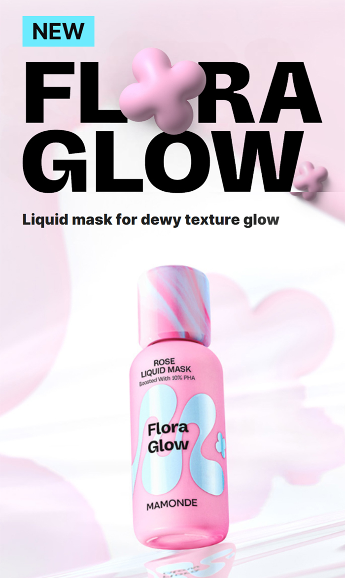ลิควิดมาสก์ MAMONDE Flora Glow Rose Liquid Mask