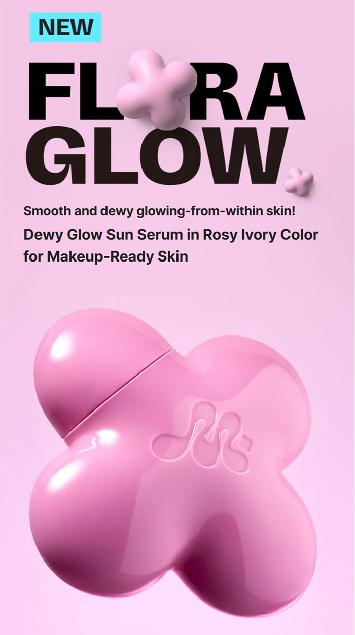 เซรั่มกันแดด MAMONDE Flora Glow Rose Tinted Sun Serum
