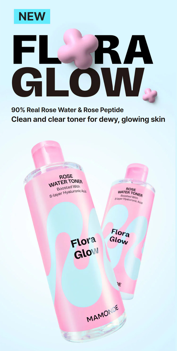 โทนเนอร์ MAMONDE Flora Glow Rose Water Toner