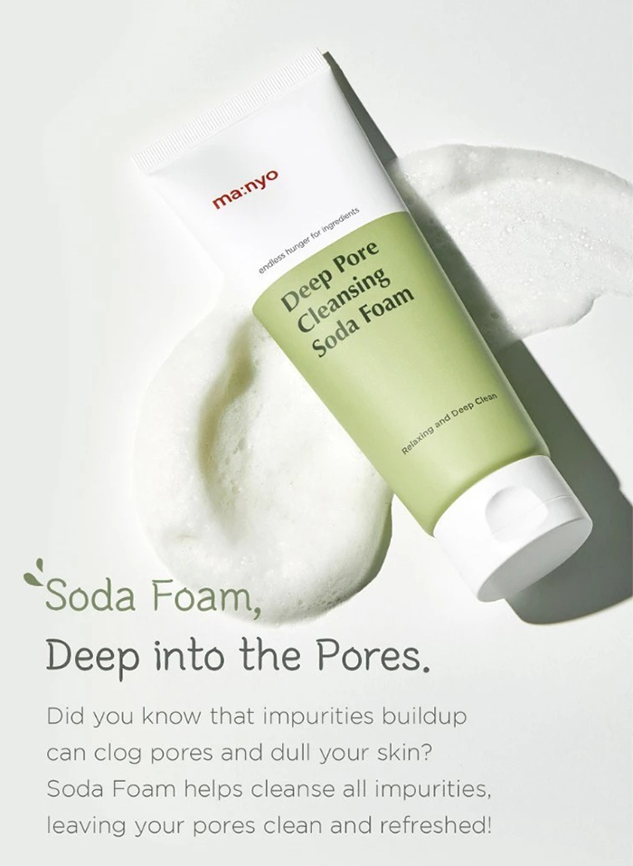 โฟมล้างหน้า Manyo Deep Pore Cleansing Soda Foam