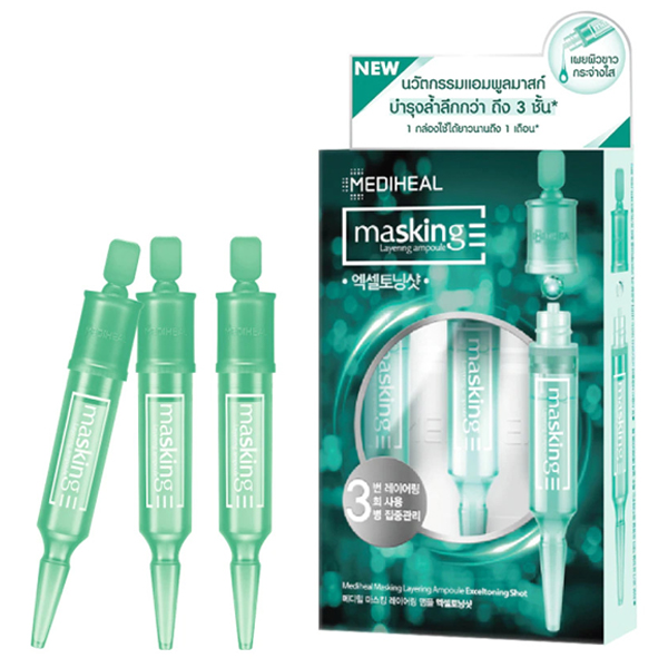 Mediheal Masking Layering Ampoule Exceltioning Shot 