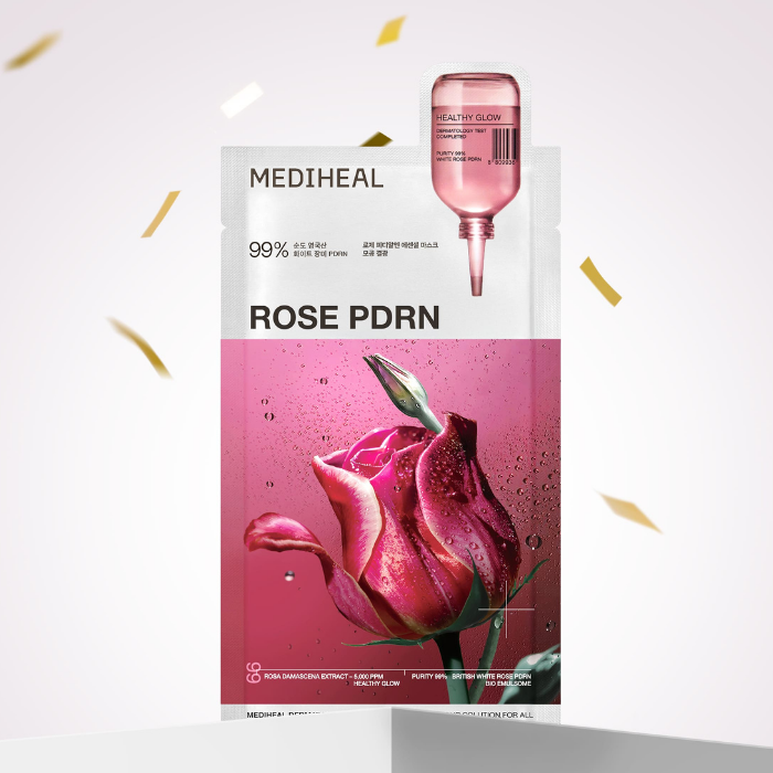 แผ่นมาส์กหน้า MEDIHEAL Rose PDRN Essential Mask 