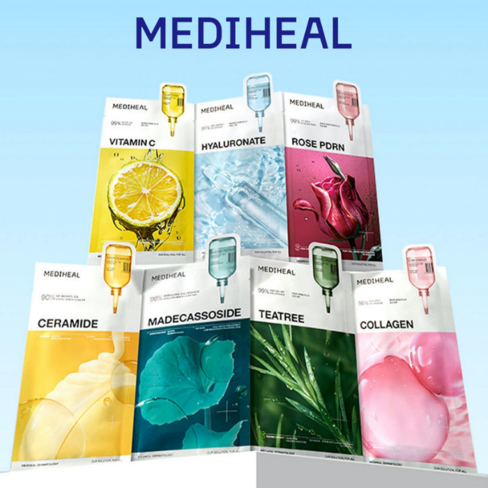 แผ่นมาส์กหน้า MEDIHEAL Essential Mask แผ่นมาส์กหน้า MEDIHEAL Essential Mask