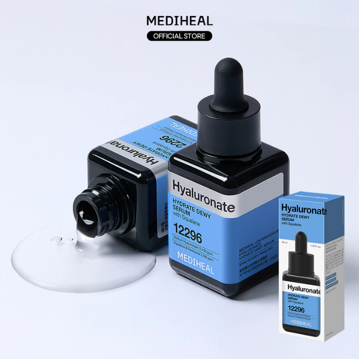 เซรั่มผิวชุ่มชื้น MEDIHEAL Low Molecular Hyaluronate Hydrating Dewy Serum เซรั่มผิวชุ่มชื้น MEDIHEAL Low Molecular Hyaluronate Hydrating Dewy Serum