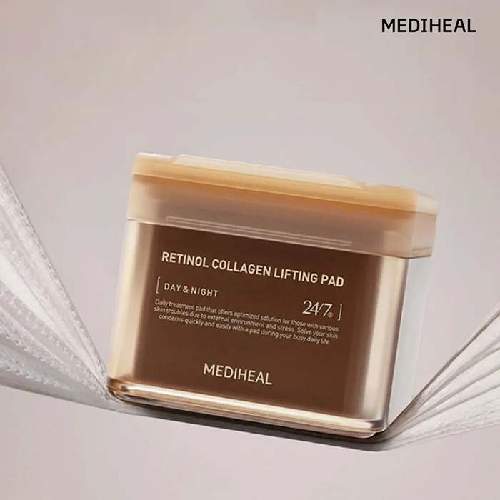 โทนเนอร์แพด Mediheal Retinol Collagen Lifting Pad