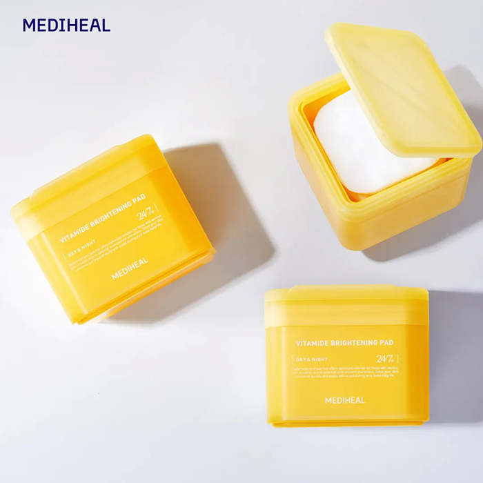 โทนเนอร์แพด Mediheal Vitamide Brightening Pad