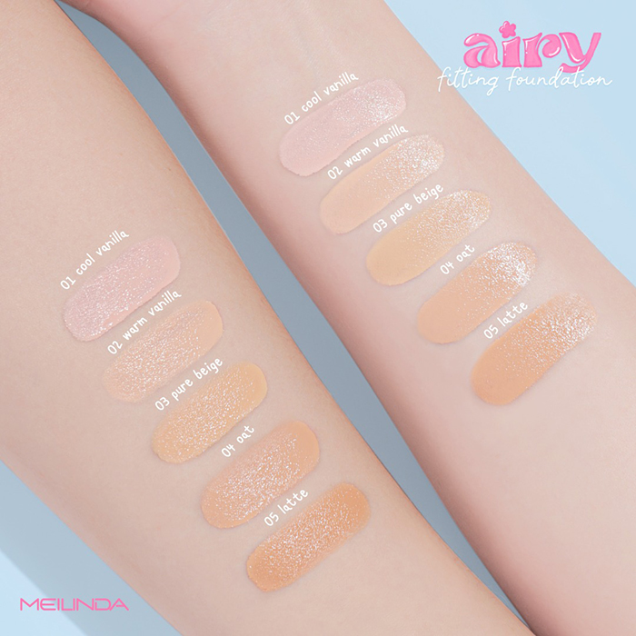 รองพื้น Meilinda Airy Fitting Foundation