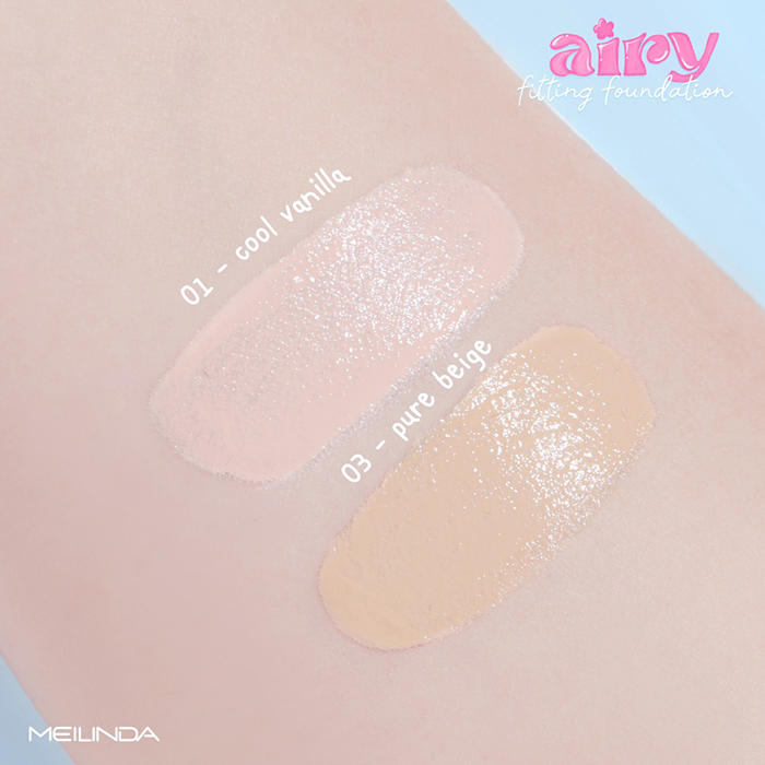 รองพื้น Meilinda Airy Fitting Foundation