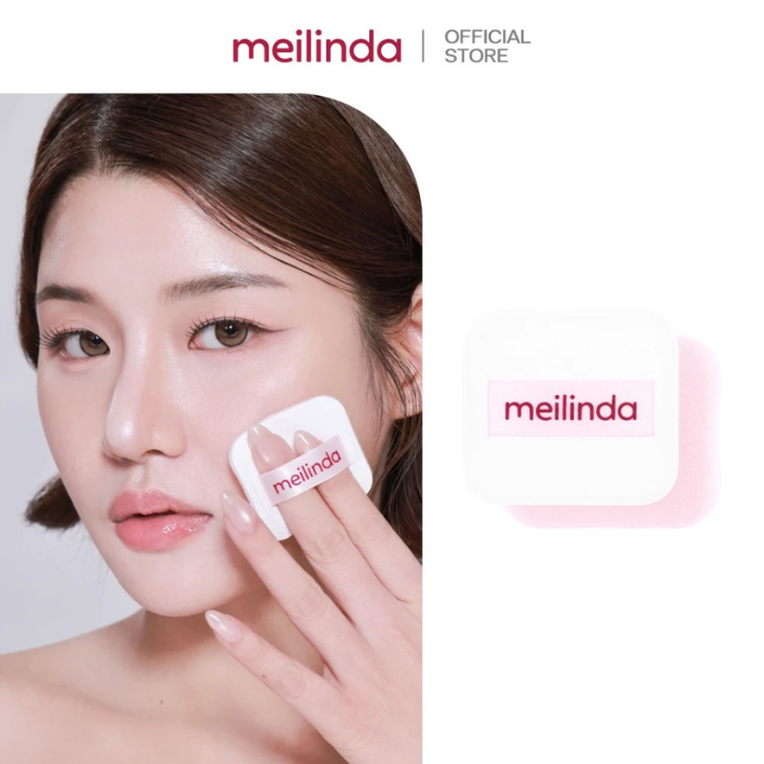 พัฟแป้งอัดแข็ง MEILINDA Blur Pressed Powder Puff พัฟแป้งอัดแข็ง MEILINDA Blur Pressed Powder Puff