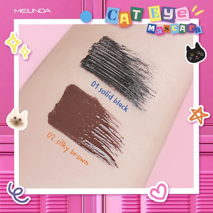 มาสคาร่า Meilinda Cat Eye Mascara