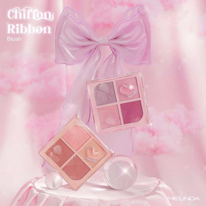 บลัชออน Meilinda Chiffon Ribbon Blush