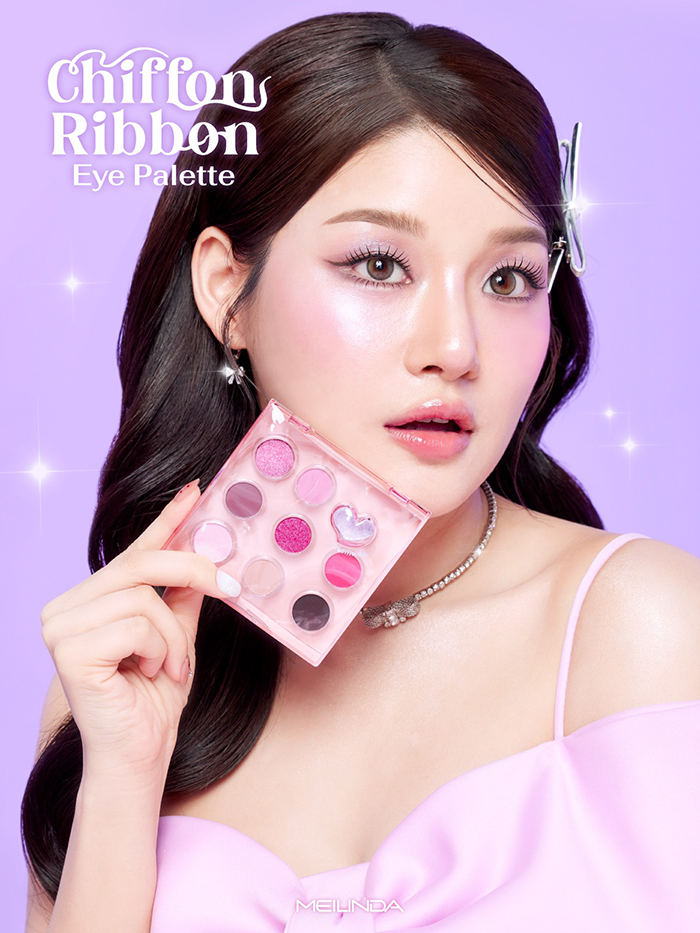 อายแชโดว์ Meilinda Chiffon Ribbon Eye Palette