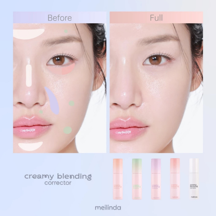 คอเรคเตอร์ MEILINDA Creamy Blending Corrector
